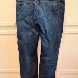 Lucky Brand Men's 46X34 Dark Blue Relaxed Jeans
